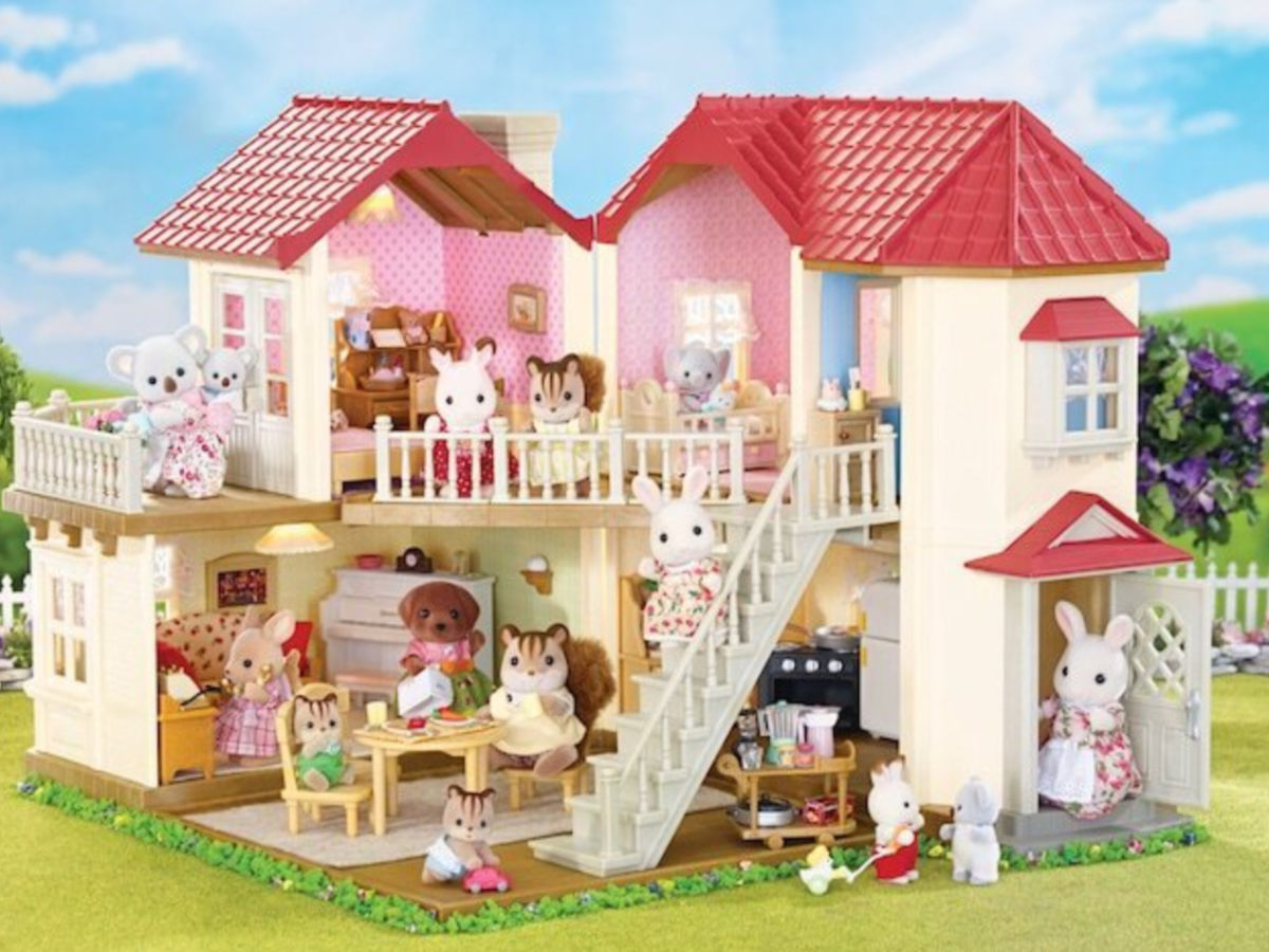 calico critters townhome gift set