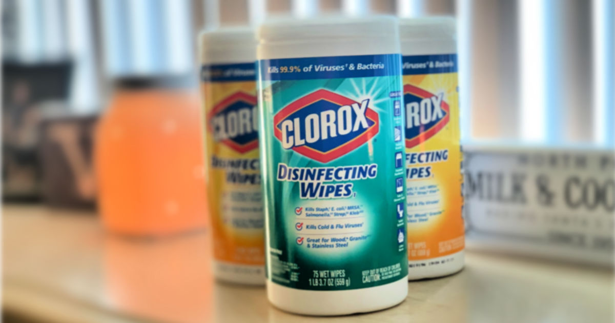 Clorox Disinfecting Wipes 5-Pack Only $ on  (425 Wipes  Total)