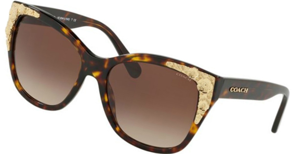 Coach Women's Squared Cat-Eye Sunglasses Only $49 Shipped