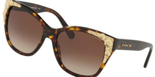 Coach Women’s Squared Cat-Eye Sunglasses Only $49 Shipped