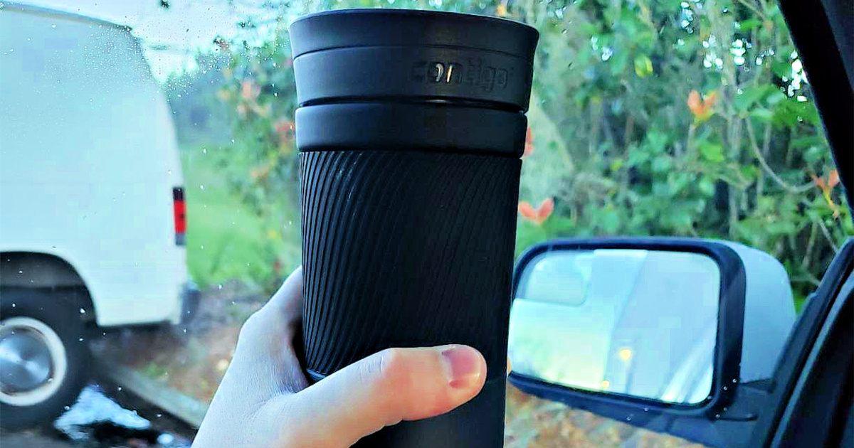 Contigo Byron Matte Black Snapseal Travel Tumbler, 24 Oz.