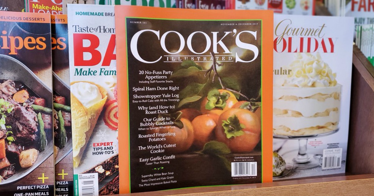 Cook’s Illustrated Magazine TWO Year Subscription Only 16.49 Shipped
