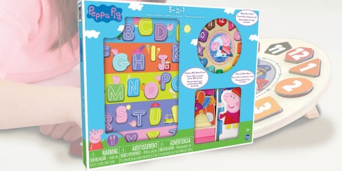 Paw Patrol & Peppa Pig 3-in-1 Character Wood Activity Center Only $14.97 Shipped