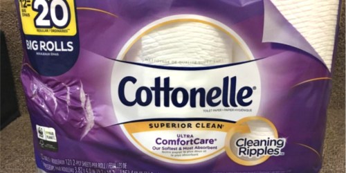 Cottonelle Ultra ComfortCare Toilet Paper 12 Big Rolls Only $4.50 Shipped at Amazon