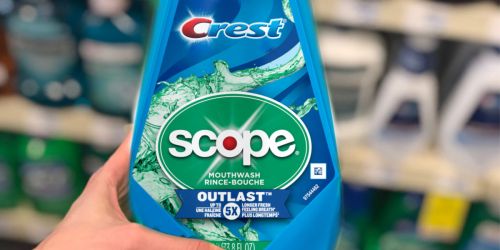 Crest Scope Outlast Mouthwash 1L Only $2.74 at Amazon