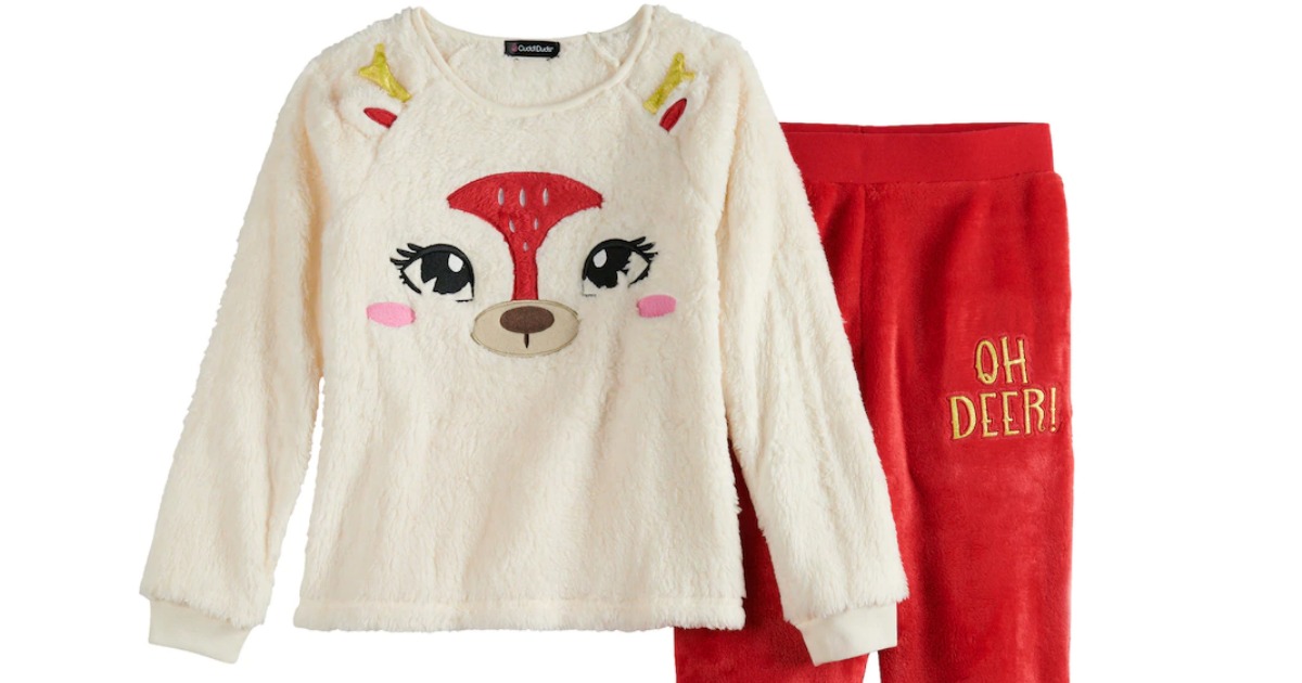 Cuddl Duds Girls Pajamas w/ Matching Doll PJs Just $10.43 Each Shipped ...