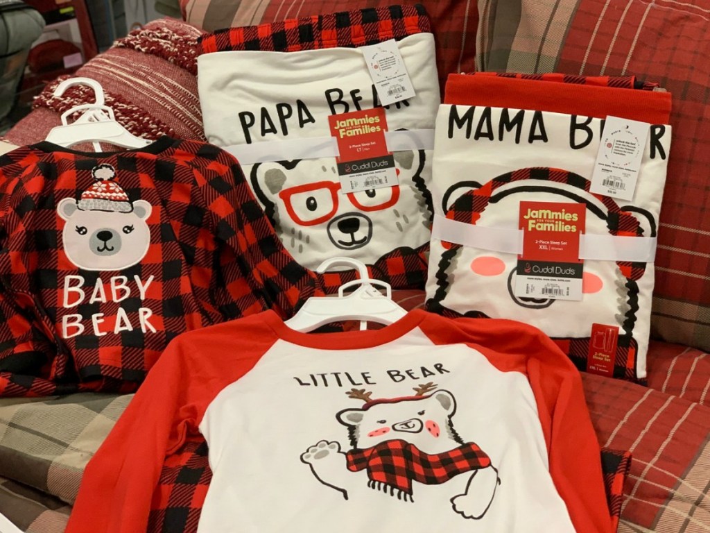 Family pajamas at Kohl's