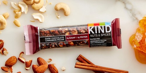 Amazon Prime Deal | KIND Dark Chocolate Cinnamon Pecan Bars 12-Count Only $8 Shipped