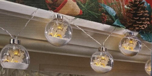 Trendy LED Snow Globe Ornament Lights Only $19.99 at JOANN (Regularly $40) | Reindeer or Tree