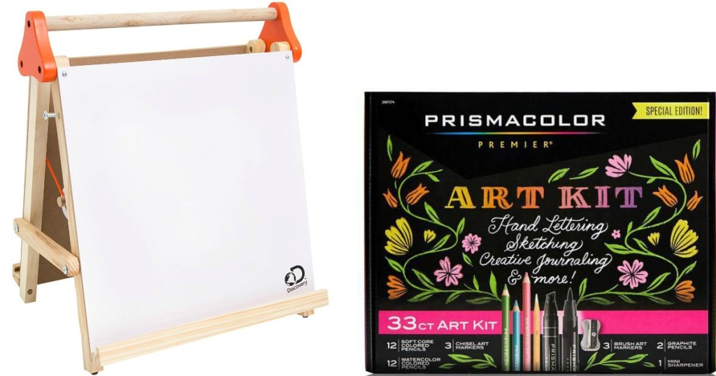Discovery Kids Easel and Prismacolor Set