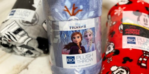 The Big One Plush Throws Only $6.87 at Kohl’s (Regularly $30) | Star Wars, Disney, & More