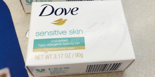 Dove Beauty Bar Sensitive Skin 16-Count Pack Only $11 Shipped at Amazon | Just 69¢ Each