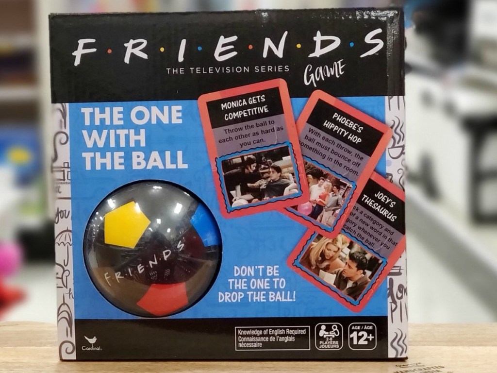 Friends the TV show themed game on display at Target
