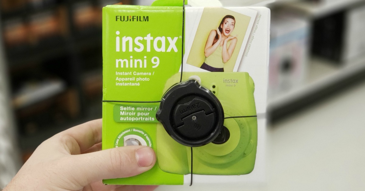 Fujifilm Instax Mini 9 Camer in lime green