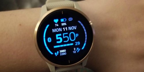 $100 Off Garmin Venu GPS Smartwatch at Amazon & Best Buy | Built for Active Lifestyle