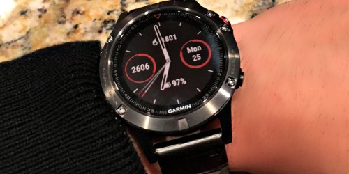 Garmin fēnix 5X Sapphire Smartwatch Only $299.99 Shipped at Best Buy (Regularly $600)