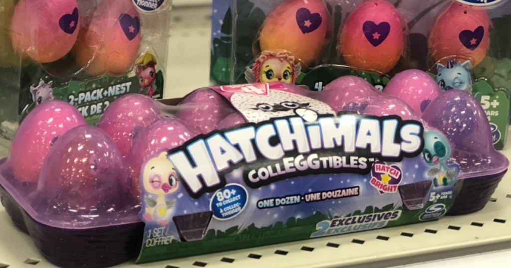 Hatchimals CollEggtibles on shelf 