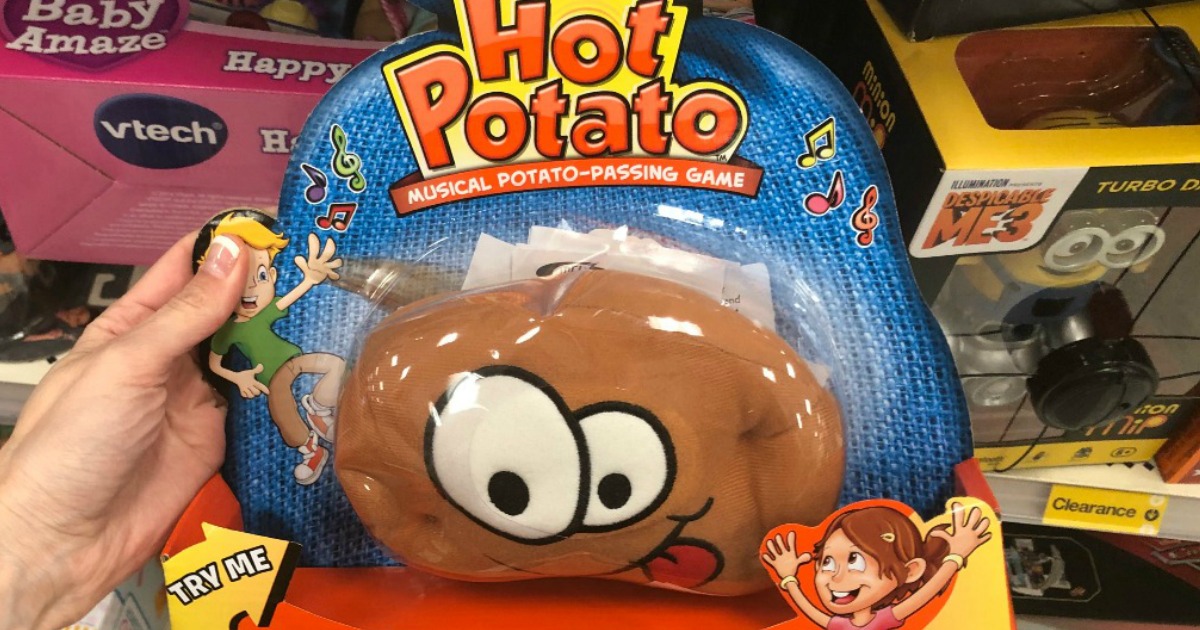 hand holding Hot Potato Game