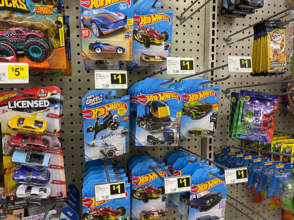 1 dollar hot wheels