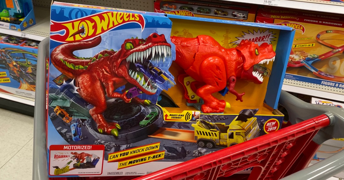 hot wheels tracks dinosaur