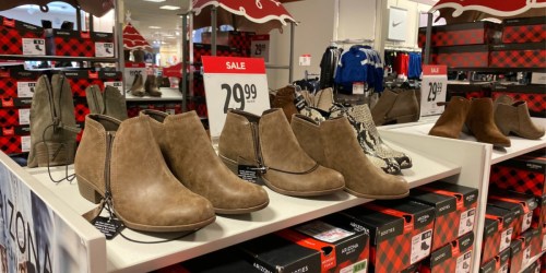 Buy 1 Pair of Boots, Get 2 Pairs FREE at JCPenney