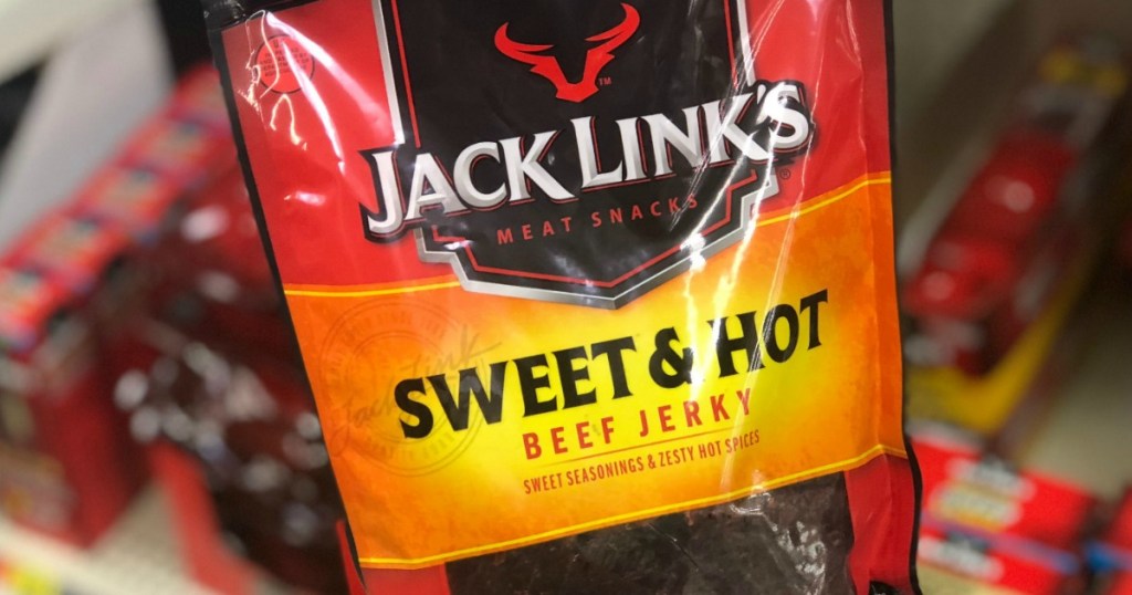 A Package of Sweet & Hot Jack Link's Beef Jerky