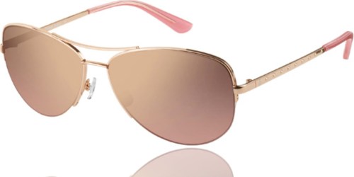Juicy Couture Gold Rose Aviator Sunglasses Only $25 Shipped