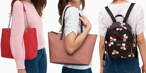 Up to 75% Off Kate Spade Handbags & Backpacks + FREE Shipping