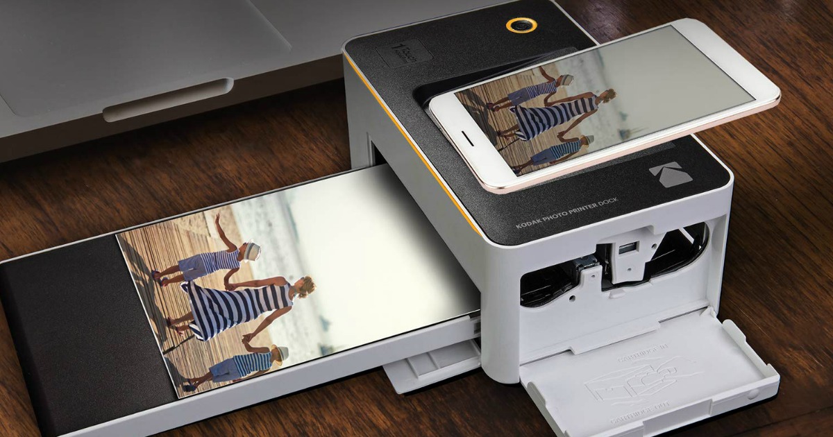 Kodak Dock & Wi-Fi Portable 4x6” Instant Photo Printer Only $90.99 Shipped on Amazon $139.99)