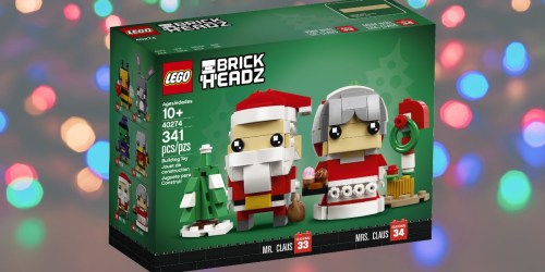 LEGO BrickHeadz Mr. & Mrs. Claus Only $9 at Amazon (Regularly $25)