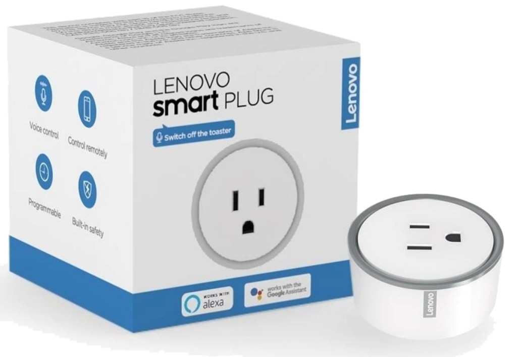 Lenovo Smart plug near package