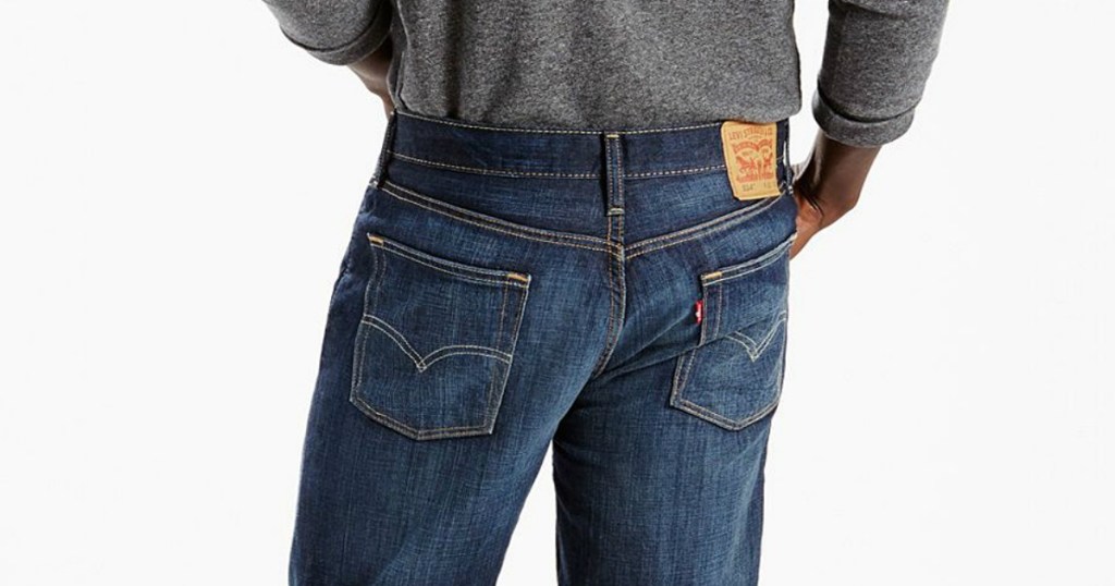Man wearing Levi's jeans