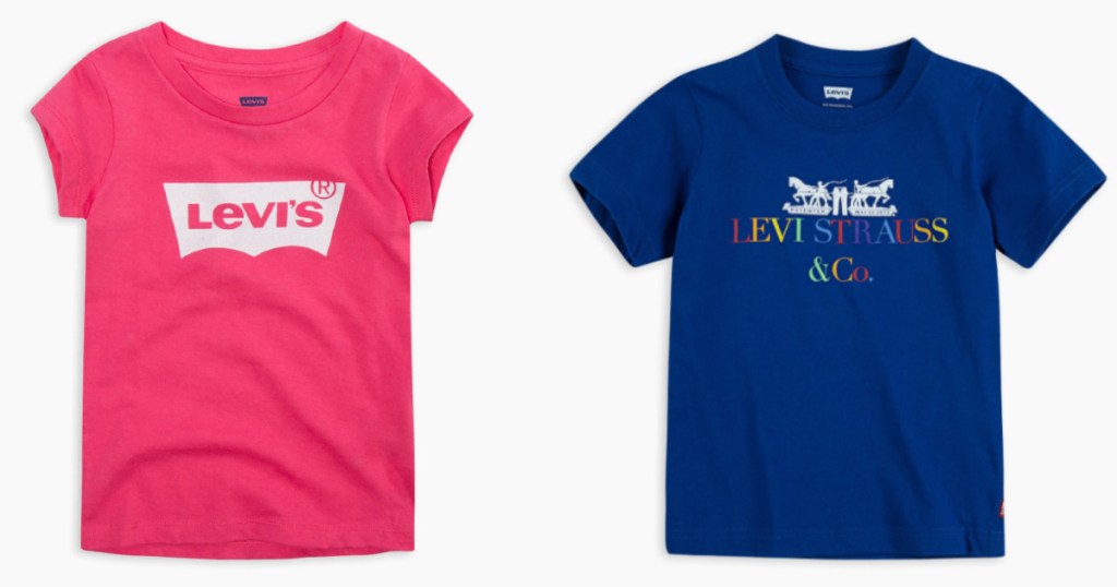 two levis kids shirts