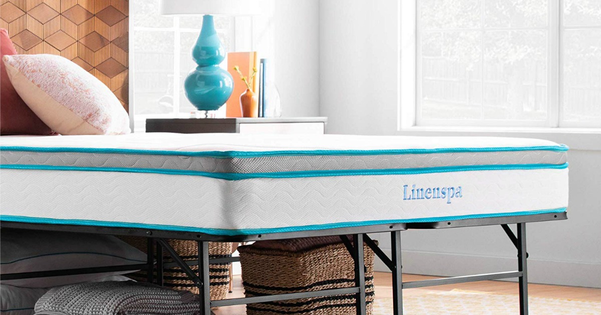 linenspa 8 inch hybrid mattress full sizes