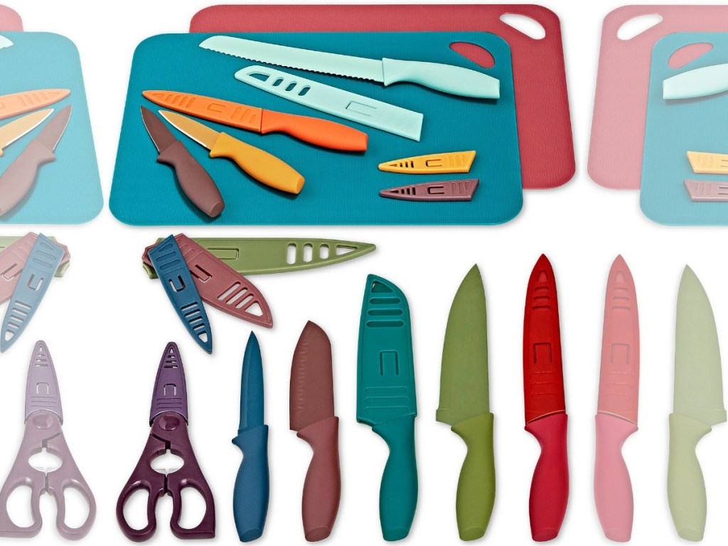 Colorful cutlery set from Macy's