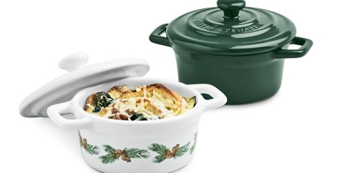 Up to 65% Off Martha Stewart Mini Holiday Dutch Oven Sets at Macy’s