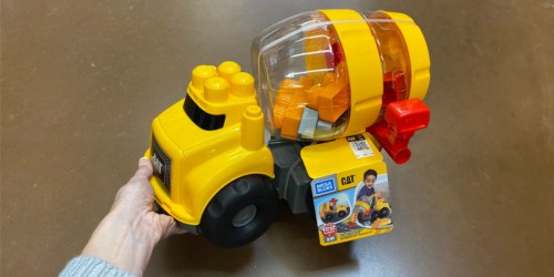 Mega Bloks Caterpillar Cement Mixer Vehicle Just $11.99 on Walmart.com (Regularly $20)