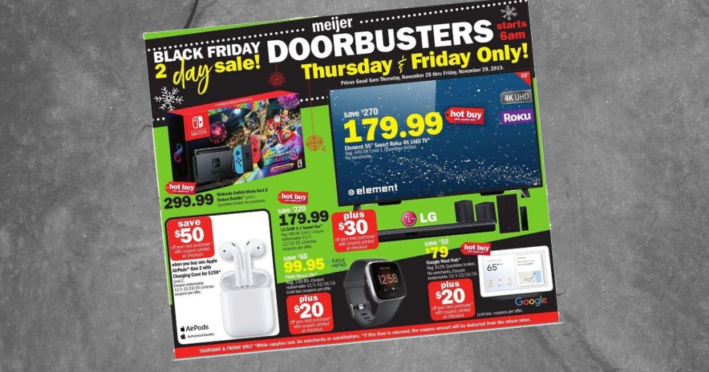 Meijer Black Friday ad