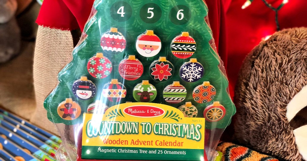 Melissa & Doug Countdown to Christmas Wooden Advent Calendar