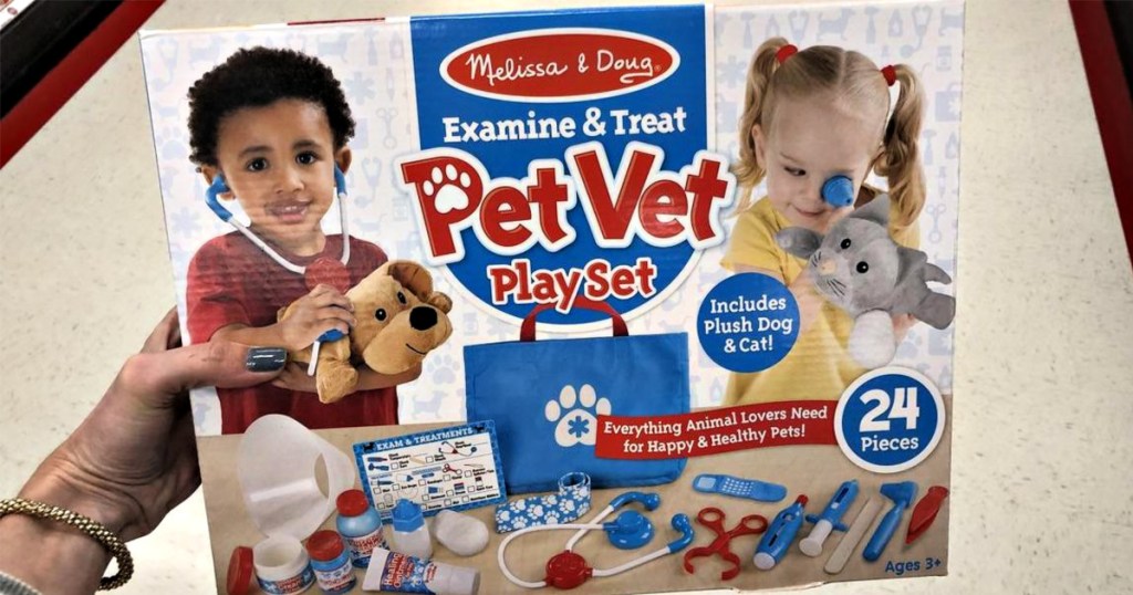 Melissa & Doug Examine And Treat Pet Vet Play Set