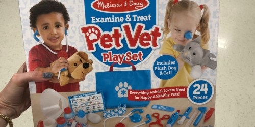 Melissa & Doug Examine & Treat Pet Vet Playset Only $11.99 at JOANN (Regularly $30) + More