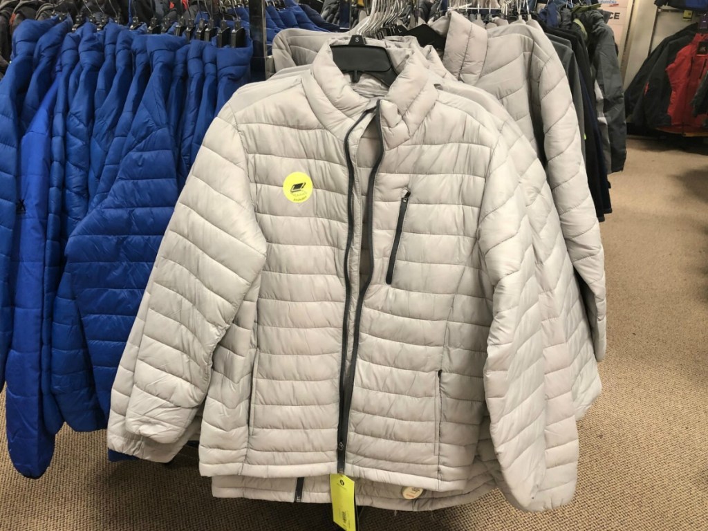 Men's Puffer Jacket on display at JCPenney