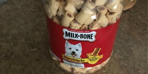 Milk-Bone MaroSnacks BIG 40oz Jar Only $5.69 Shipped at Amazon