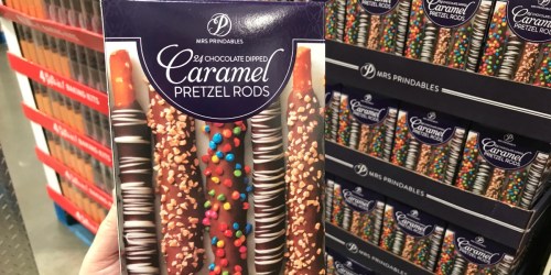 Mrs. Prindables Pretzel Caramel Rods Just $12.99 at Costco | Great Gift Idea