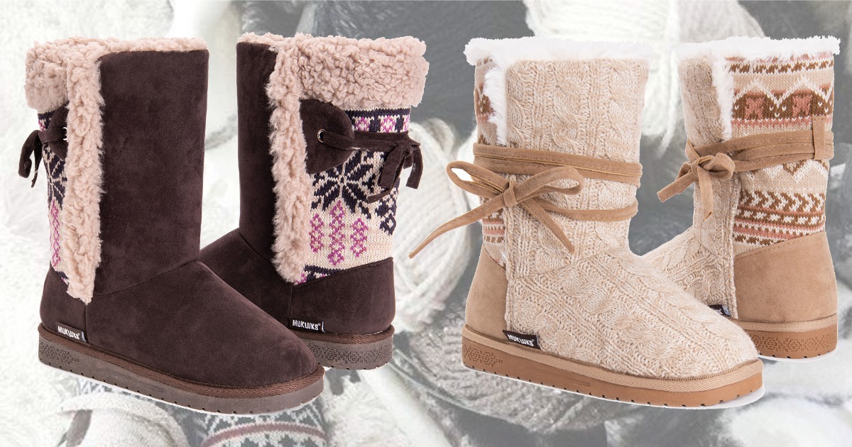 muk luks cozy boots