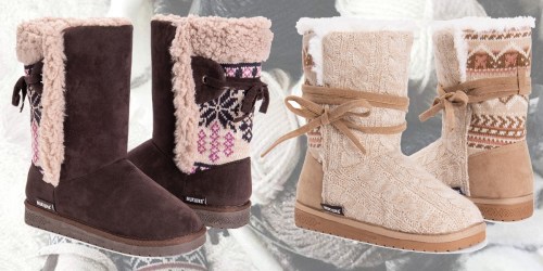 Muk Luks Cozy Boots Only $19.99 at Zulily (Regularly $65)