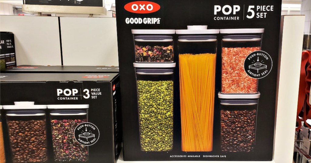 OXO Pop 3-Piece Food Storage Container POP Set