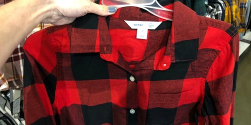 Old Navy Women’s Flannel Shirts Only $8.40 (Regularly $30)