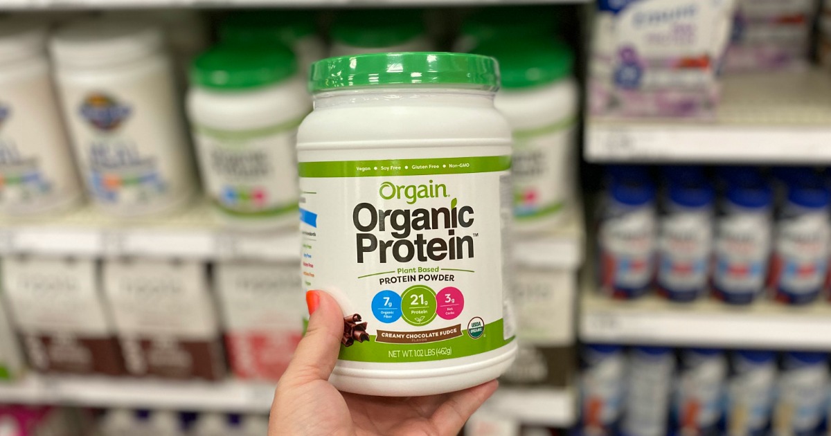 50% Off Orgain Organic Plant-Based Protein Powder After Cash Back at Target