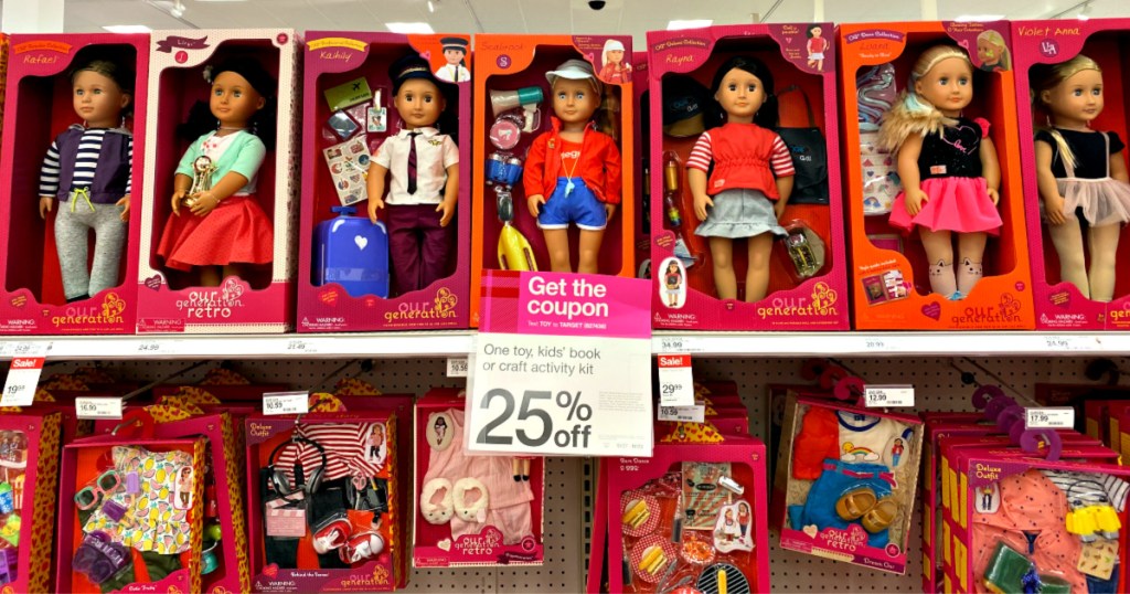 target our generation dolls names